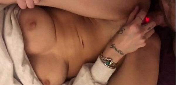  BIG COCK IN MY TINY GF WITH VIBRATOR